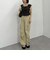 花柄シャーリングオフショルブラウス