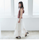 コットン楊柳ティアードスカート