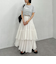 コットン楊柳ティアードスカート