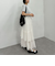 コットン楊柳ティアードスカート