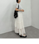 コットン楊柳ティアードスカート
