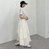コットン楊柳ティアードスカート
