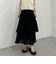 コットン楊柳ティアードスカート