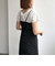 花柄ビスチェ切替キャミワンピース