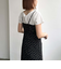 花柄ビスチェ切替キャミワンピース
