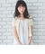 針抜きハーフスリーブカーディガン