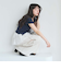 レイヤードレースラッフルミニスカート