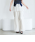 カットアウト裏毛パンツ