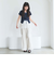 カットアウト裏毛パンツ