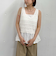 透かしスラブニットベストｘペプラムキャミＳＥＴ