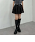 ベルト付きバルーンミニスカート