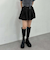 ベルト付きバルーンミニスカート