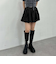 ベルト付きバルーンミニスカート