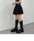 ベルト付きバルーンミニスカート