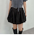 ベルト付きバルーンミニスカート
