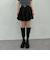 ベルト付きバルーンミニスカート