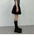 ベルト付きバルーンミニスカート