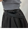 ベルト付きバルーンミニスカート