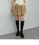ベルト付きバルーンミニスカート