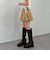 ベルト付きバルーンミニスカート