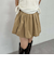 ベルト付きバルーンミニスカート