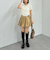 ベルト付きバルーンミニスカート