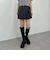 切替プリーツミニスカート