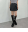 切替プリーツミニスカート