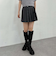 切替プリーツミニスカート