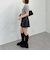 切替プリーツミニスカート