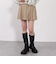 切替プリーツミニスカート