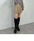 切替プリーツミニスカート