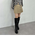 切替プリーツミニスカート