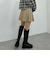 切替プリーツミニスカート