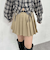切替プリーツミニスカート