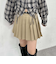 切替プリーツミニスカート