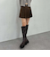 切替プリーツミニスカート