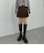切替プリーツミニスカート