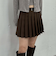 切替プリーツミニスカート