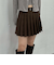 切替プリーツミニスカート