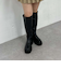 厚底ロングブーツ