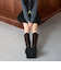厚底ロングブーツ