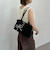 チャーム付きスエードベルトバッグ