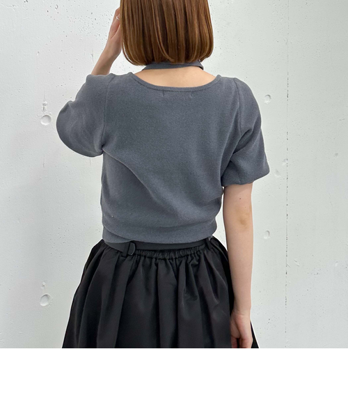 タグ付き　ウエサコ　【チェリー】 ノイジー　パフスリーブ タグ付き ウエサコ 【チェリー】 ノイジー パフスリーブ