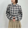 チェックショートドロストシャツ