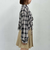 チェックショートドロストシャツ