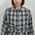チェックショートドロストシャツ
