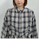 チェックショートドロストシャツ