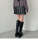 【ＳＥＴＵＰ対応】フェイクレザープリーツミニスカート