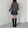 【ＳＥＴＵＰ対応】フェイクレザープリーツミニスカート